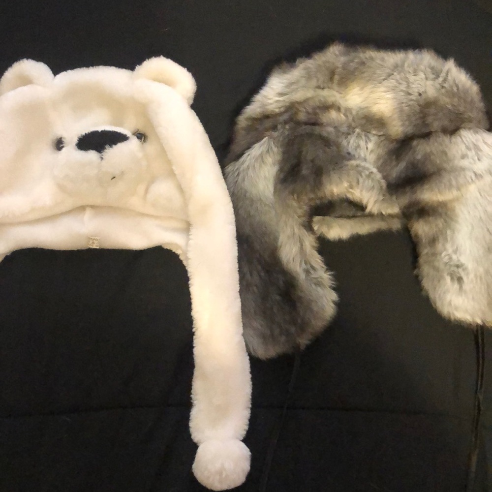 Two teen/adult Trapper Hats